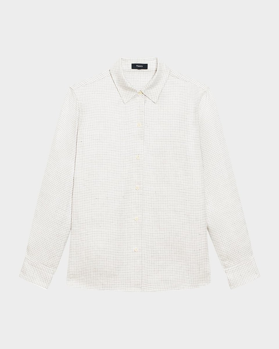 Long-Sleeve Straight Shirt